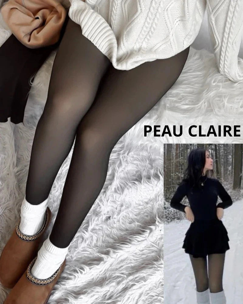 Collants Polaire Effet Peau