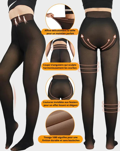 Collants Polaire Effet Peau